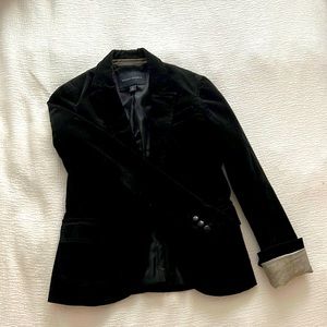 Banana Republic Black Corduroy Blazer